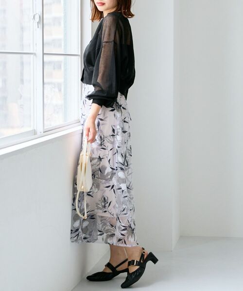 MAJESTIC LEGON（マジェスティックレゴン）の「【WEB限定/REVIVALアイテム】バックレースアップフレアスカート（スカート・レディース・ホワイト系その他/ベージュ/ブラウン/ブラック/グレー系その他/ネイビー/モカ/ブルー系その他4・SMALL/MEDIUM）」の19枚目の写真