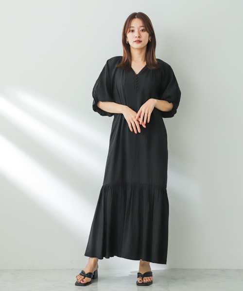 SENSE OF PLACE by URBAN RESEARCH(センスオブプレイスバイアーバンリサーチ)の「パテッドトングヒールサンダル(サンダル・レディース・ベージュ/アイボリー/ブラック・SMALL/MEDIUM/LARGE)」の7枚目の写真