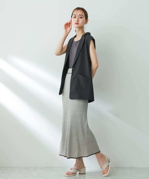 SENSE OF PLACE by URBAN RESEARCH(センスオブプレイスバイアーバンリサーチ)の「パテッドトングヒールサンダル(サンダル・レディース・ベージュ/アイボリー/ブラック・SMALL/MEDIUM/LARGE)」の15枚目の写真