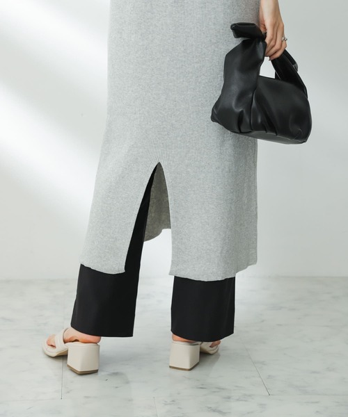 SENSE OF PLACE by URBAN RESEARCH(センスオブプレイスバイアーバンリサーチ)の「パテッドトングヒールサンダル(サンダル・レディース・ベージュ/アイボリー/ブラック・SMALL/MEDIUM/LARGE)」の21枚目の写真