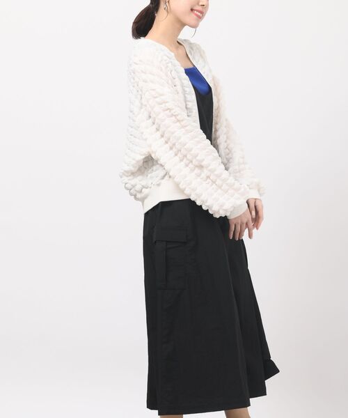 rps(アールピーエス)の「ポコポコZIPブルゾン(ブルゾン・レディース・アイボリー/ブラック・フリー)」の21枚目の写真