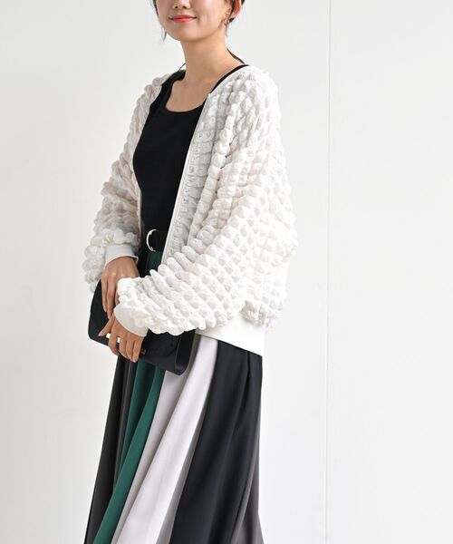 rps(アールピーエス)の「ポコポコZIPブルゾン(ブルゾン・レディース・アイボリー/ブラック・フリー)」の15枚目の写真