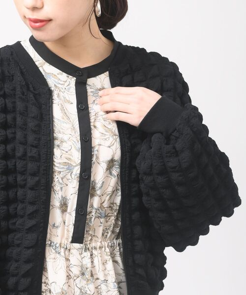 rps(アールピーエス)の「ポコポコZIPブルゾン(ブルゾン・レディース・アイボリー/ブラック・フリー)」の10枚目の写真