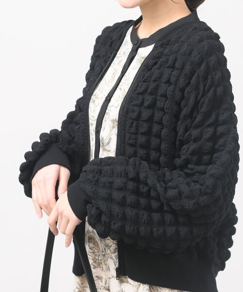 rps(アールピーエス)の「ポコポコZIPブルゾン(ブルゾン・レディース・アイボリー/ブラック・フリー)」の9枚目の写真