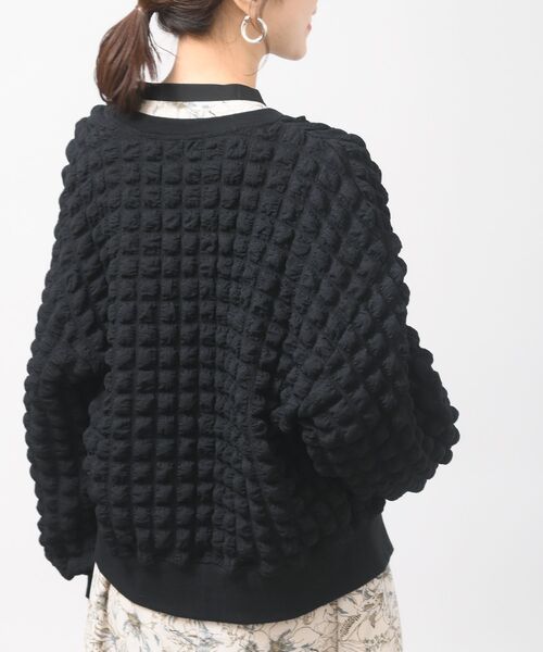 rps(アールピーエス)の「ポコポコZIPブルゾン(ブルゾン・レディース・アイボリー/ブラック・フリー)」の8枚目の写真