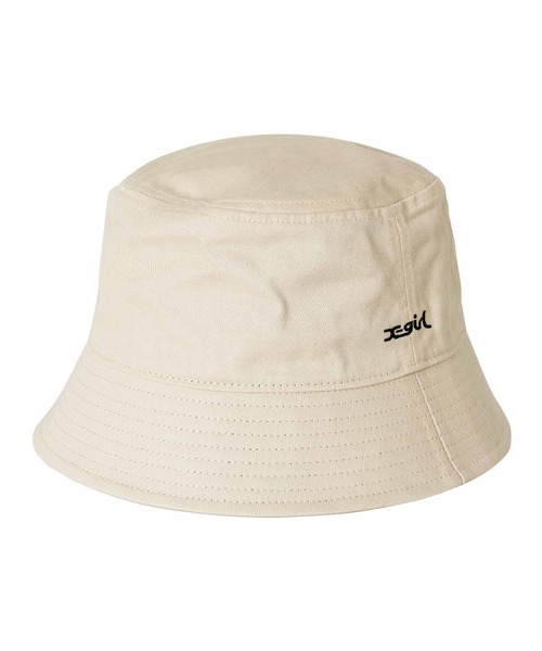 X-girl(エックスガール)の「BASIC BUCKET HAT(ハット・レディース・ブラック/オリーブ/ホワイト/ベージュ・ONE SIZE)」の3枚目の写真