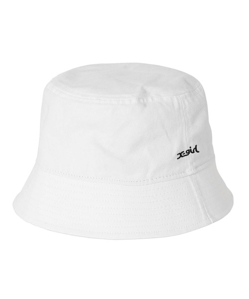 X-girl(エックスガール)の「BASIC BUCKET HAT(ハット・レディース・ブラック/オリーブ/ホワイト/ベージュ・ONE SIZE)」の2枚目の写真