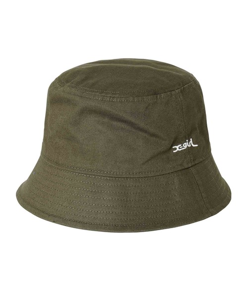 X-girl(エックスガール)の「BASIC BUCKET HAT(ハット・レディース・ブラック/オリーブ/ホワイト/ベージュ・ONE SIZE)」の4枚目の写真