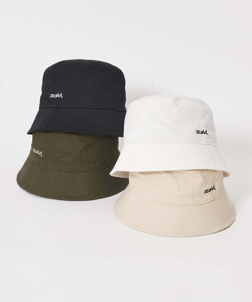 X-girl(エックスガール)の「BASIC BUCKET HAT(ハット・レディース・ブラック/オリーブ/ホワイト/ベージュ・ONE SIZE)」の5枚目の写真