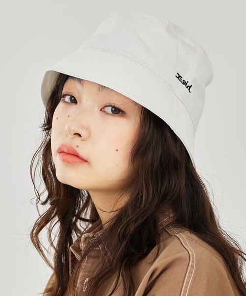 X-girl(エックスガール)の「BASIC BUCKET HAT(ハット・レディース・ブラック/オリーブ/ホワイト/ベージュ・ONE SIZE)」の12枚目の写真