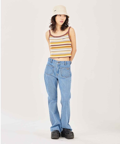 X-girl(エックスガール)の「BASIC BUCKET HAT(ハット・レディース・ブラック/オリーブ/ホワイト/ベージュ・ONE SIZE)」の15枚目の写真