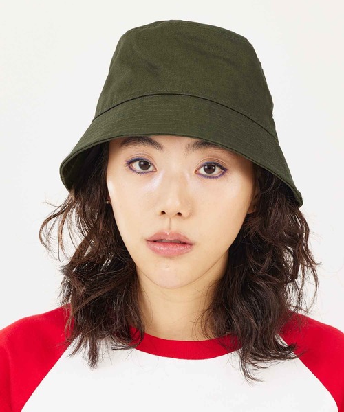 X-girl(エックスガール)の「BASIC BUCKET HAT(ハット・レディース・ブラック/オリーブ/ホワイト/ベージュ・ONE SIZE)」の16枚目の写真