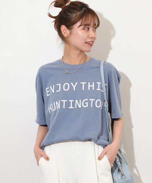 THE DAY ON THE BEACH(ザデイオンザビーチ)の「【THE DAY ON THE BEACH】CUT OFF T-SH:Tシャツ(Tシャツ/カットソー・レディース・グレー/レンガ/ブルー/ブラック系その他/ホワイト・FREE)」の4枚目の写真