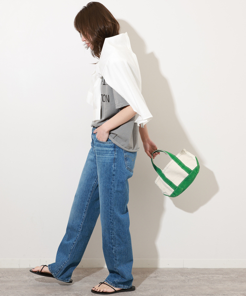 THE DAY ON THE BEACH(ザデイオンザビーチ)の「【THE DAY ON THE BEACH】CUT OFF T-SH:Tシャツ(Tシャツ/カットソー・レディース・グレー/レンガ/ブルー/ブラック系その他/ホワイト・FREE)」の7枚目の写真