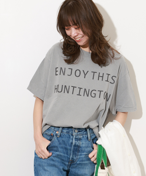 THE DAY ON THE BEACH(ザデイオンザビーチ)の「【THE DAY ON THE BEACH】CUT OFF T-SH:Tシャツ(Tシャツ/カットソー・レディース・グレー/レンガ/ブルー/ブラック系その他/ホワイト・FREE)」の10枚目の写真