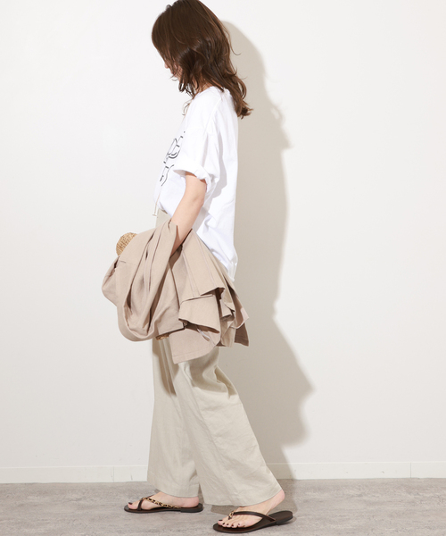 THE DAY ON THE BEACH(ザデイオンザビーチ)の「【THE DAY ON THE BEACH】CUT OFF T-SH:Tシャツ(Tシャツ/カットソー・レディース・グレー/レンガ/ブルー/ブラック系その他/ホワイト・FREE)」の16枚目の写真