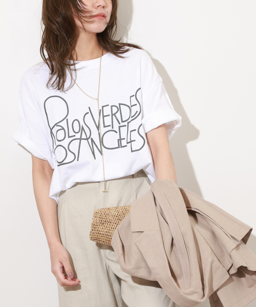 THE DAY ON THE BEACH(ザデイオンザビーチ)の「【THE DAY ON THE BEACH】CUT OFF T-SH:Tシャツ(Tシャツ/カットソー・レディース・グレー/レンガ/ブルー/ブラック系その他/ホワイト・FREE)」の18枚目の写真