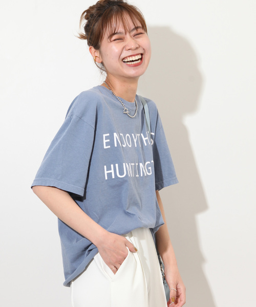 THE DAY ON THE BEACH】CUT OFF T-SH：Tシャツ（Tシャツ