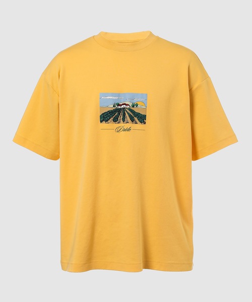 Drole De Monsieur（ドロール ド ムッシュ）の「Le T-Shirt Vignes（Tシャツ/カットソー・メンズ・グリーン/イエロー・M/L）」の2枚目の写真