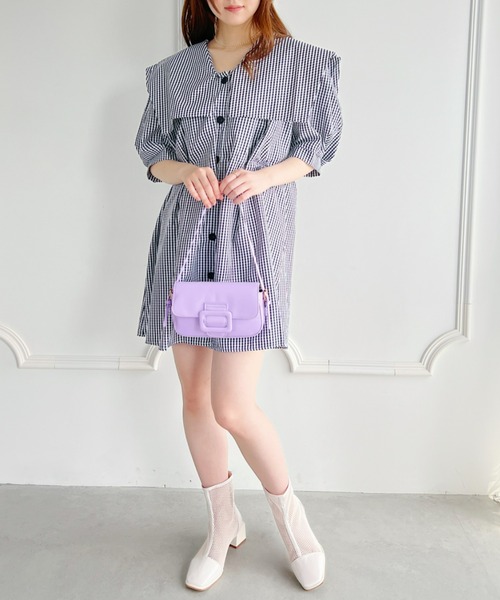 最新コレックション セール】【23S/S】スクエアセーラーチュニックミニワンピース ワンピース
