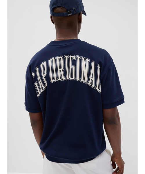 GAP(ギャップ)の「フレンチテリークルーネックスウェット(ユニセックス)(スウェット・メンズ・ブラック系その他/グレー/ネイビー/ベージュ/グリーン/ホワイト・XS/M/L/S/XL)」の6枚目の写真