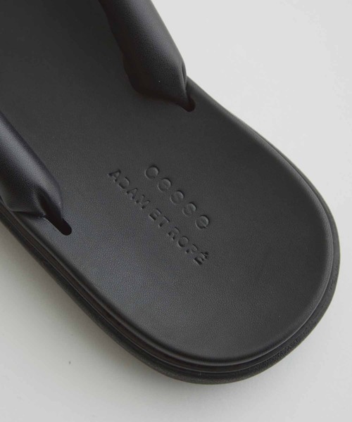 ADAM ET ROPE'（アダムエロペ）の「シンセティックレザーサンダル（サンダル・メンズ・ブラック・41/42/43）」の10枚目の写真