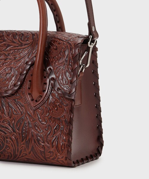 CARVING TRIBES（カービングトライブス）の「RollingSTHandbag（ハンドバッグ・レディース・ダークブラウン/ブラック/ホワイト/ブラウン系その他3・FREE）」の5枚目の写真