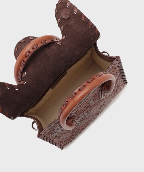 CARVING TRIBES（カービングトライブス）の「RollingSTHandbag（ハンドバッグ・レディース・ダークブラウン/ブラック/ホワイト/ブラウン系その他3・FREE）」の7枚目の写真