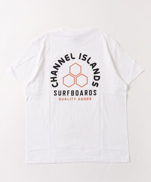 ムラサキスポーツ（ムラサキスポーツ）の「【ムラサキスポーツ別注】Channel Islands/チャネルアイランズ バックプリントTシャツ クルーネック半袖Tee/コットンTシャツ 0100972200088（Tシャツ/カットソー・メンズ・ブラック/ホワイト・M/L/XL）」の5枚目の写真