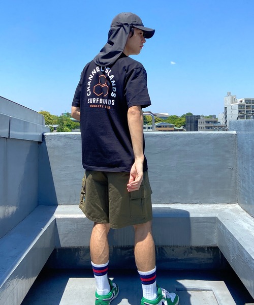 ムラサキスポーツ（ムラサキスポーツ）の「【ムラサキスポーツ別注】Channel Islands/チャネルアイランズ バックプリントTシャツ クルーネック半袖Tee/コットンTシャツ 0100972200088（Tシャツ/カットソー・メンズ・ブラック/ホワイト・M/L/XL）」の19枚目の写真