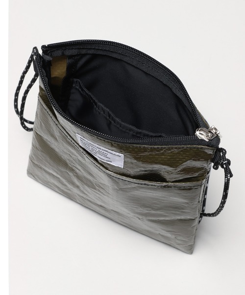 FLAT SHOULDER BAG - TOUGH＆LIGHT wBLACK(ミニスクエアショルダー 
