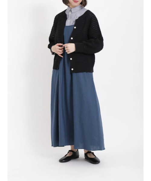 sm2rhythm（サマンサモスモスリズム）の「キャミワンピース（ワンピース・レディース・ブラック/ブラウン/ブルー・ﾌﾘ-）」の5枚目の写真