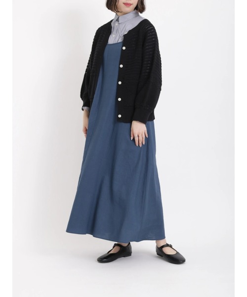 sm2rhythm（サマンサモスモスリズム）の「キャミワンピース（ワンピース・レディース・ブラック/ブラウン/ブルー・ﾌﾘ-）」の7枚目の写真