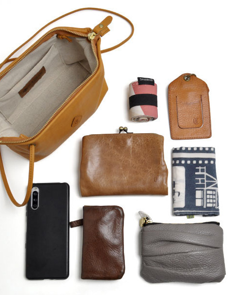 CLEDRAN（クレドラン）の「【本革】CL3542 TANTE PURSE SHOULDER コンパクト ポシェット（ショルダーバッグ・レディース・ブルーグレー/キャメル/ブラック/グリーン系その他/ブラウン/ダークベージュ・FREE）」の17枚目の写真