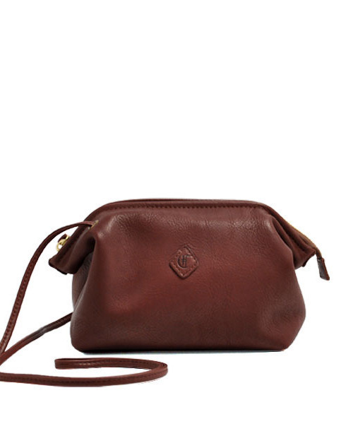 CLEDRAN（クレドラン）の「【本革】CL3542 TANTE PURSE SHOULDER コンパクト ポシェット（ショルダーバッグ・レディース・ブルーグレー/キャメル/ブラック/グリーン系その他/ブラウン/ダークベージュ・FREE）」の8枚目の写真