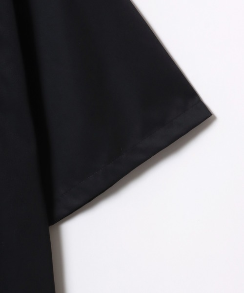 BEN DAVIS（ベンデイビス）の「BEN DAVIS/ベンデイビス HALF ZIP SHIRT/オーバーサイズ ロゴピスネーム ワンポイント刺繍 ハーフジップ 半袖シャツ（シャツ/ブラウス・メンズ・ダークグリーン/サックスブルー/ブラック・XL/L/M）」の7枚目の写真