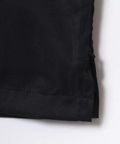 BEN DAVIS（ベンデイビス）の「BEN DAVIS/ベンデイビス HALF ZIP SHIRT/オーバーサイズ ロゴピスネーム ワンポイント刺繍 ハーフジップ 半袖シャツ（シャツ/ブラウス・メンズ・ダークグリーン/サックスブルー/ブラック・XL/L/M）」の6枚目の写真