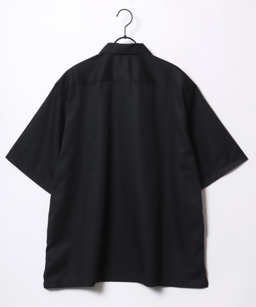 BEN DAVIS（ベンデイビス）の「BEN DAVIS/ベンデイビス HALF ZIP SHIRT/オーバーサイズ ロゴピスネーム ワンポイント刺繍 ハーフジップ 半袖シャツ（シャツ/ブラウス・メンズ・ダークグリーン/サックスブルー/ブラック・XL/L/M）」の12枚目の写真