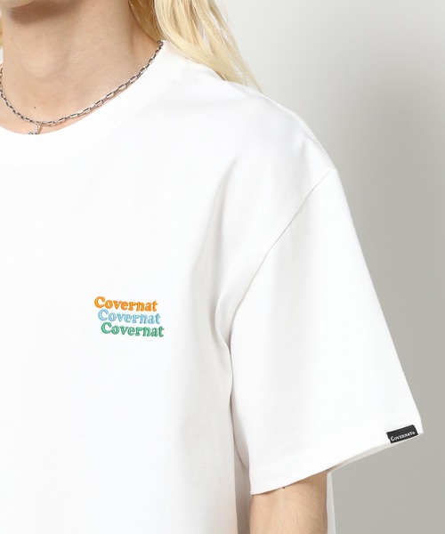 COVERNAT（カバーナット）の「【UNISEX】Covernat／スリートーンロゴT 2183945（Tシャツ/カットソー・レディース・ホワイト/ネイビー/ラベンダー・MEDIUM/SMALL）」の17枚目の写真