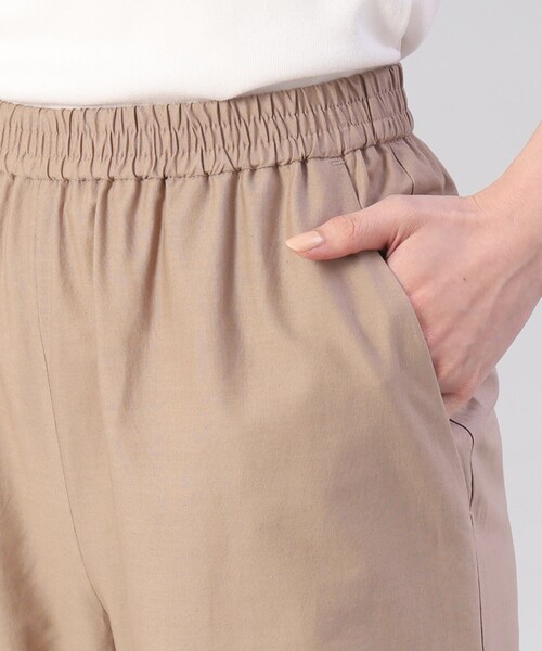 UNTITLED(アンタイトル)の「◆【SETUP可能/洗える】アイレットレースワイドパンツ(その他パンツ・レディース・サンドベージュ/ブラック・00/01/02/03/04/44/48)」の8枚目の写真