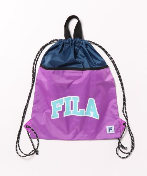 FILA(フィラ)の「【FILA:フィラ】キッズナップサック(バックパック/リュック・キッズ・ブルー/パープル/ネイビー・FREE)」の11枚目の写真
