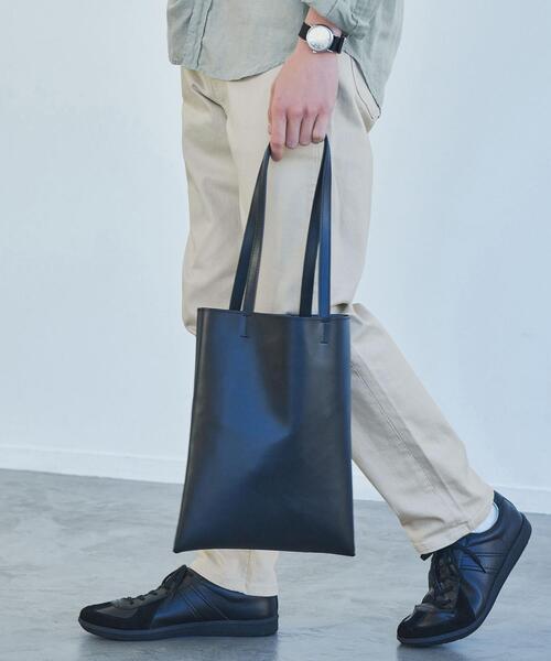 green label relaxing（グリーンレーベルリラクシング）の「GLR PVC トートバッグ タテ（ショルダーバッグ・メンズ・ダークグレー/ブラック・FREE）」の18枚目の写真