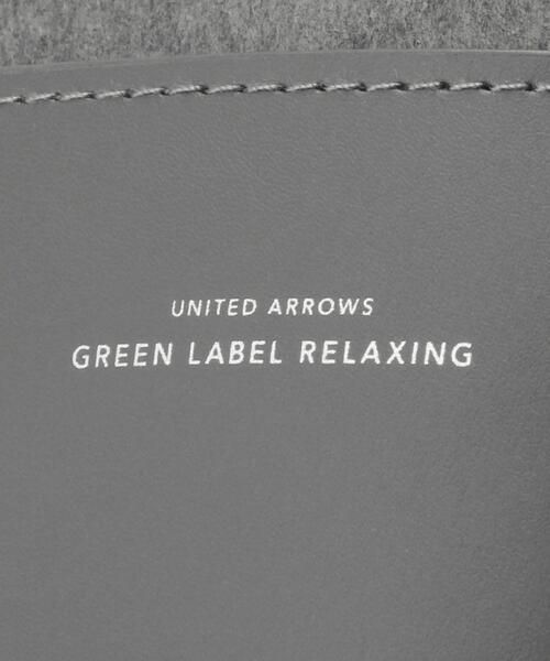 green label relaxing（グリーンレーベルリラクシング）の「GLR PVC トートバッグ タテ（ショルダーバッグ・メンズ・ダークグレー/ブラック・FREE）」の10枚目の写真