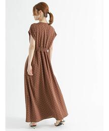 ドットプリントワンピース