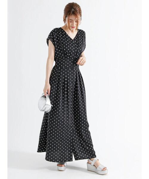 Te chichi(テチチ)の「ドットプリントワンピース(ワンピース・レディース・カーキ/ブラウン/ブラック・F)」の21枚目の写真