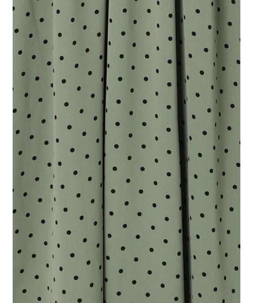 Te chichi(テチチ)の「ドットプリントワンピース(ワンピース・レディース・カーキ/ブラウン/ブラック・F)」の4枚目の写真