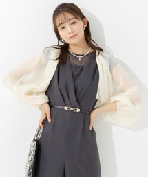 form forma（フォルムフォルマ）の「ふわっと袖付き（長袖）　ボレロ/結婚式/パーティー/お呼ばれ/クルージング/演奏会（カーディガン/ボレロ）」