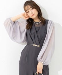 form forma（フォルムフォルマ）の「ふわっと袖付き（長袖）　ボレロ/結婚式/パーティー/お呼ばれ/クルージング/演奏会（カーディガン/ボレロ）」