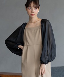 form forma（フォルムフォルマ）の「ふわっと袖付き（長袖）　ボレロ/結婚式/パーティー/お呼ばれ/クルージング/演奏会（カーディガン/ボレロ）」