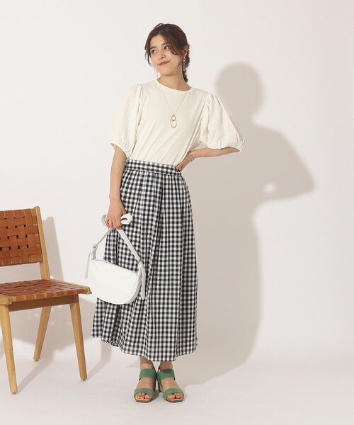 SHOO・LA・RUE（シューラルー）の「◆ハーフムーンワンショルダーバッグ（ショルダーバッグ・レディース・キャメル/グレー/ブラック/ブルー/アイボリー/オレンジ・00）」の22枚目の写真